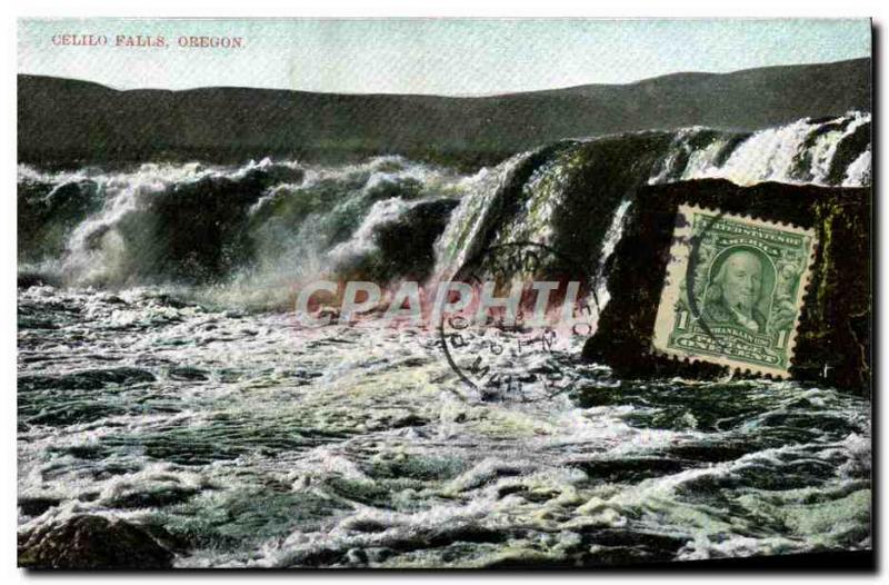 Postcard Old Celilo Falls Oregon