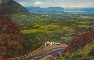 Hawaii Oahu Nuuanu Pali Observation Point 1959