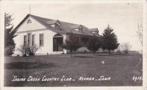 Iowa Nevada Indian Creek Country Club 1947 Real Photo