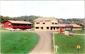Beverly OH Ohio LAKESIDE HOTEL & RESTAURANT Washington Co 1964 ROADSIDE Postcard