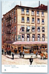 New York City Postcard Fraunces Tavern Broad Pearl Street 1905 Raphael Tuck Sons