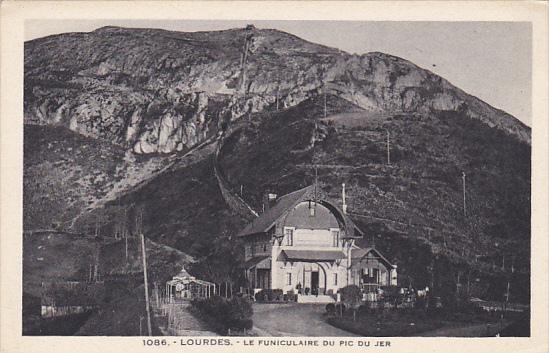 France Lourdes Le Funiculaire Du Pic Du Jer Hippostcard