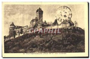 Postcard Old Hochk?nigsburg Overview