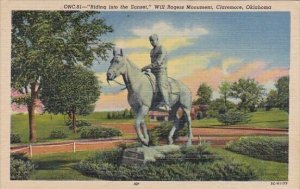 ONC Riding Into The Sunset Will Rogers Monument Claremore Oklahoma