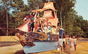 Myrtle Beach South Carolina Pirate Land Spanish Galleon Postcard AA110781