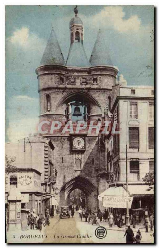 Bordeaux Old Postcard The big bell