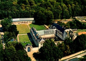 France Abbaye Saint Wandrille Aerial View From The South