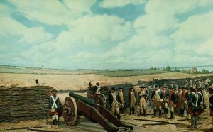 Washington Fires the First Round Painting