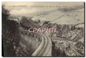 Old Postcard Morez Jura Tourist Grand Viaduct line has Morez Andelot