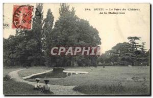 Old Postcard Rueil Parc du Chateau de Malmaison