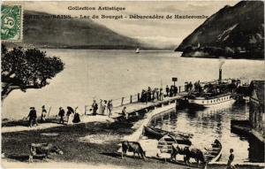 CPA AIX-les-BAINS - Lac du Bourget-Débarcadére de HAUTECOMBE (713179)