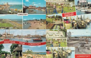 Greetings From Lowestoft EIGHT x 1970s Fishing Boats Boats Water Views Postca...