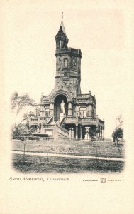Vintage Postcard 1900's Burns Monument Memorial Kilmarnock Scotland UK Structure