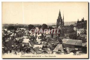 Old Postcard Caudebec en Caux Vue Generale