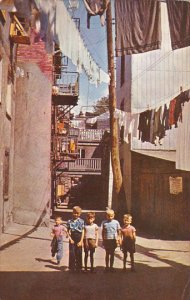 Wash Day Rue Sous-Le-Cap Quebec 1957