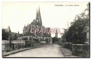 Vendome Old Postcard the Trinity (apse)