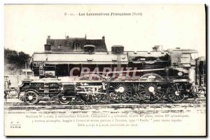 Postcard Old Train Locomotive Machine March 1166 has superheater Schmidt Comp...