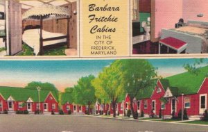 Postcard Barbara Fritchie Cabins City Frederick MD