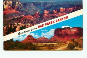 Old Vintage Postcards Oak Creek Canyon AZ # 1699A