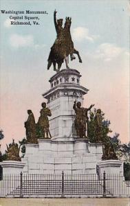 Virginia Richmond Washington Monument Capitol Square