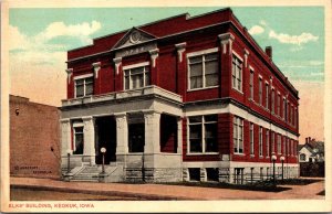 Postcard Elk's Building in Keokuk, Iowa