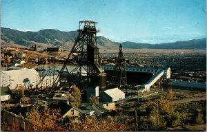 View Kelly Mine Greater Butte Project Butte Montana Postcard Gallows Frame B1