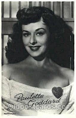 Paulette Goddard Actor, Actress, Movie Star Unused 