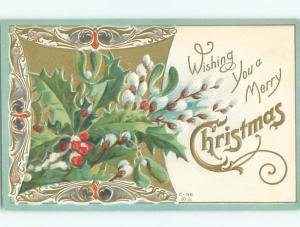 Divided-Back CHRISTMAS SCENE Great Postcard W8860