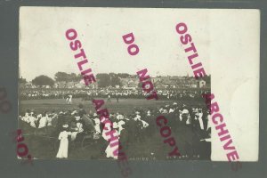 Sioux Rapids IOWA RPPC 1908 RODEO July 4th BUCKING BRONCO nr Cherokee Spencer