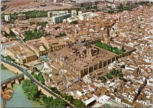 postcard Spain - Aerial view of Cordoba