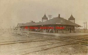 Depot, Texas, Hearne, RPPC, I & GN Railroad and Houston & Texas Central RR