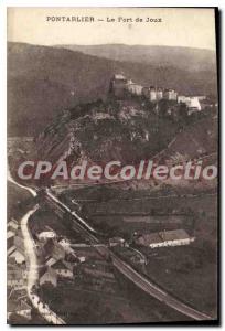 Postcard Pontarlier Old Fort De Joux