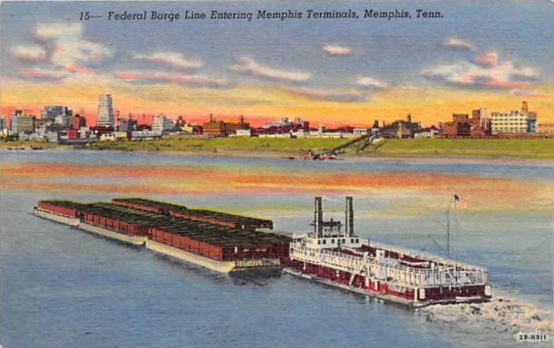 6529   Federal Barge Line entering Memphis Terminals
