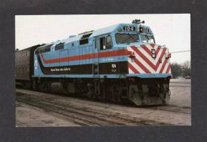 IL Railroad Train Chicago Regional Transportation Authority ILLINOIS Postcard