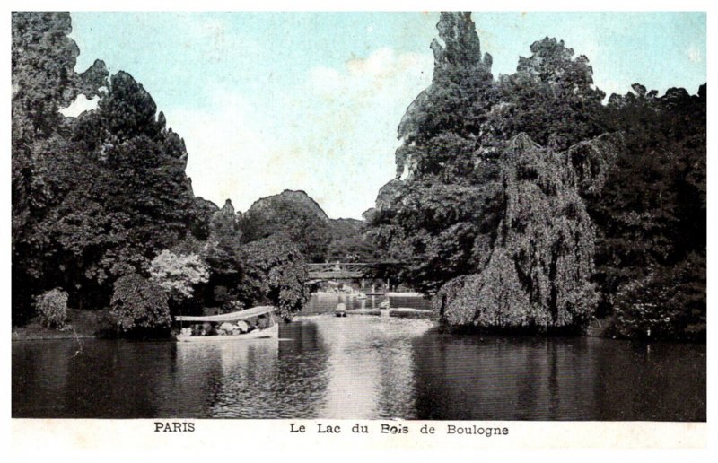 France  Paris Le lac du Bois de Boulugne