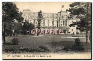 Old Postcard Cabourg Grand Hotel and Gardens