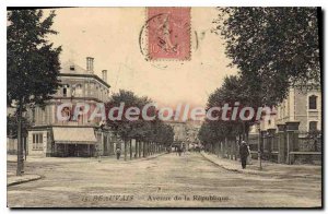 Old Postcard Beauvais Avenue of the Republic
