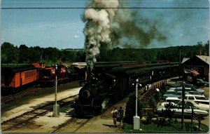 Vtg North Freedom WI Mid Continent Railroad Depot Western Coal & Coke 1 Postcard