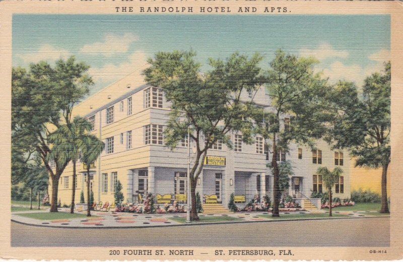 Florida St Petersburg The Randolph Hotel and Apartments Curteich sk421