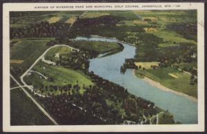 Riiverside Park,Municiple Golf Course,Janesville,WI Postcard