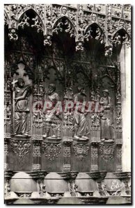 Old Postcard The Cathedral Auch Some wooden statues Sculpt e S XVI