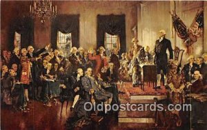 Signing of the Constitution, Sept 17, 1787 Patriotic Unused 