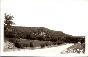 Real Photo Postcard Highway 16 near Kerrville, Texas