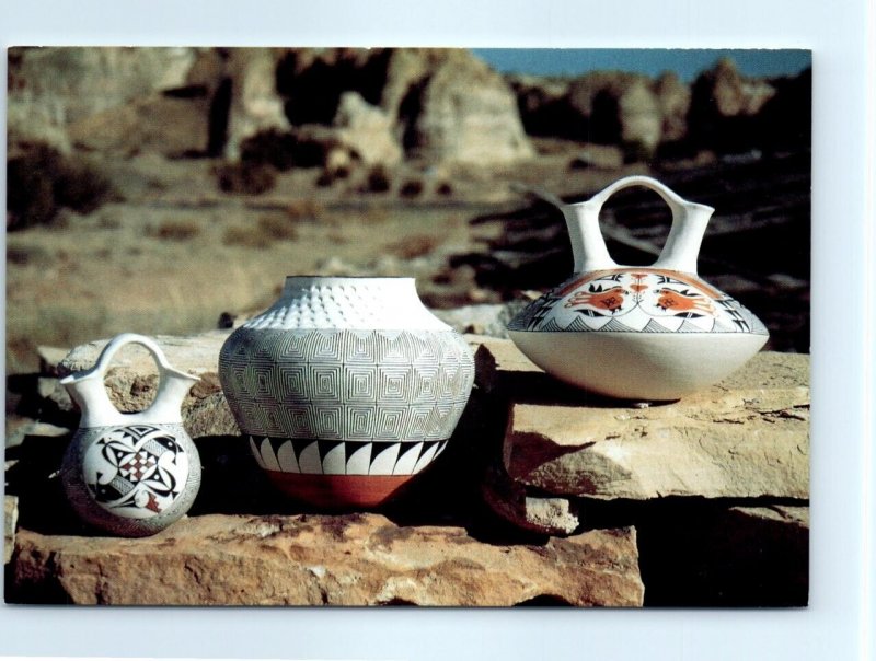 Postcard - Acoma Pottery - Acoma Pueblo, New Mexico