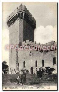 Old Postcard Beaucaire La Tour Du Chateau