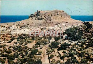 Modern Postcard View Lindos Rhodes