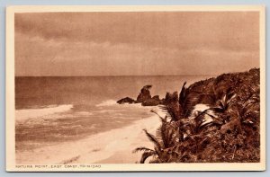 BRITISH WEST INDIES-EAST COAST TRINIDAD~MATURA POINT~BRUCE-AUSTIN ANTIQUE POSTCD