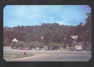 ANSTED WEST VIRGINIA HAWK'S NEST STATE PARK OLD CARS VINTAGE POSTCARD