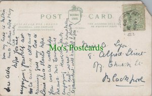 Genealogy Postcard - Lyon? - 8 Alfred Street, Blackpool, Lancashire RF7696