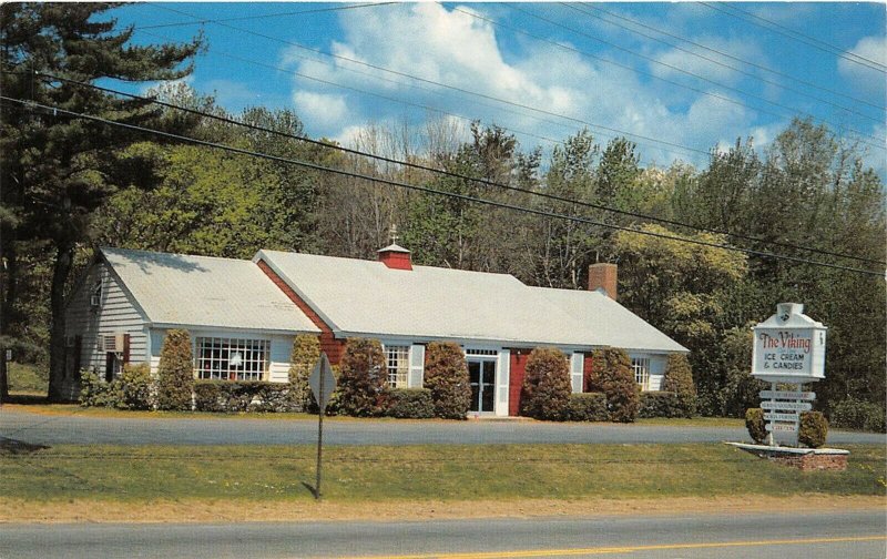 Ogunquit Maine 1960s Postcard The Viking Ice Cream and Candies United